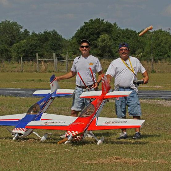 CRCS pilot with model airplane