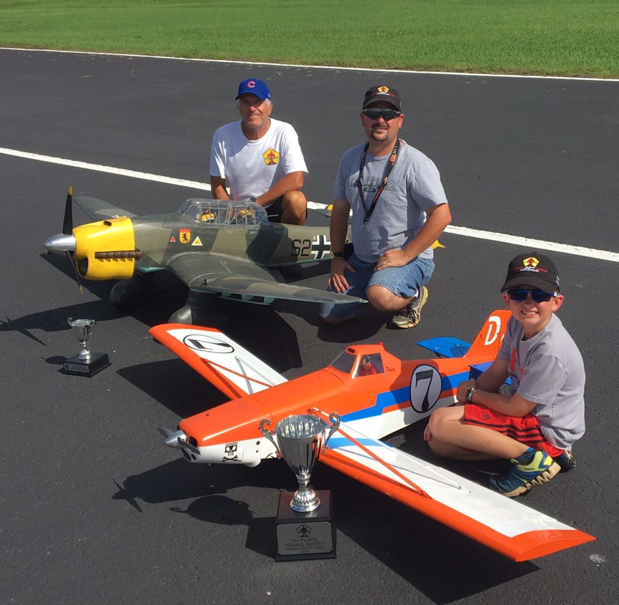 CRCS pilot with model airplane