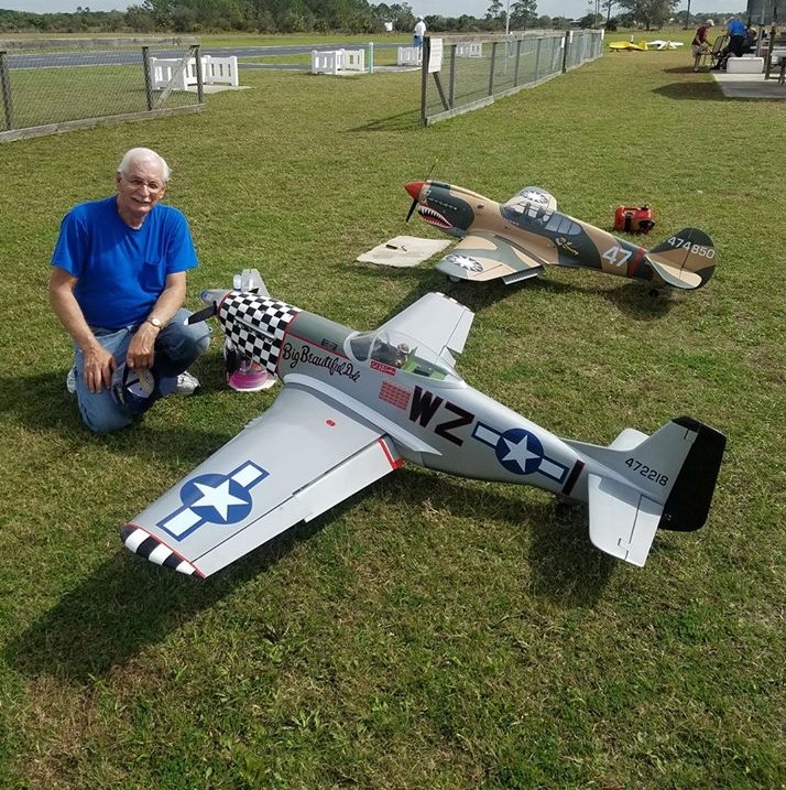 CRCS pilot with model airplane