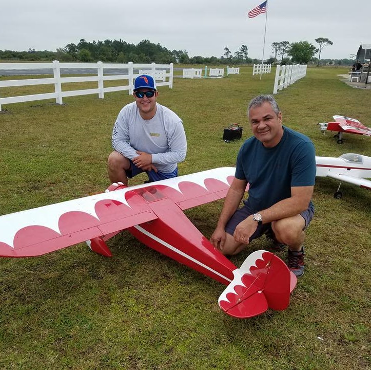 CRCS pilot with model airplane