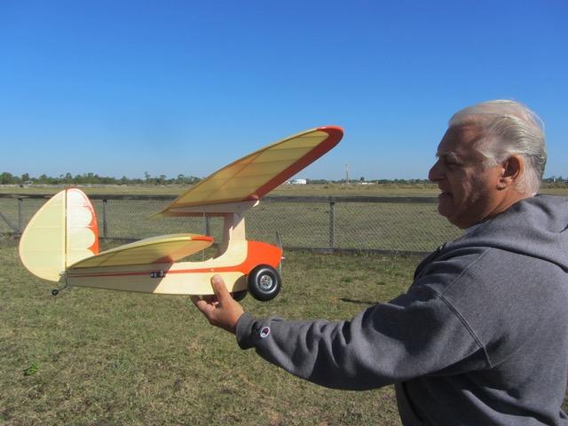 CRCS pilot with model airplane