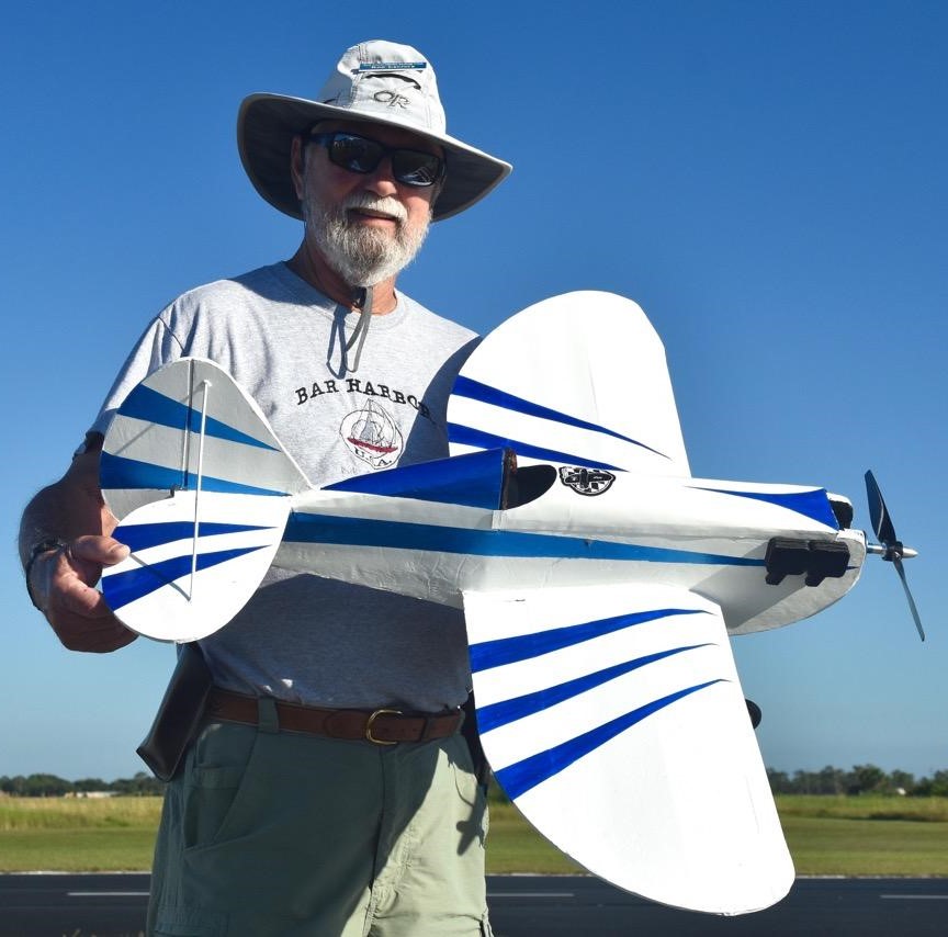 CRCS pilot with model airplane