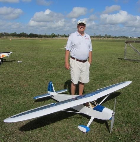 CRCS pilot with model airplane