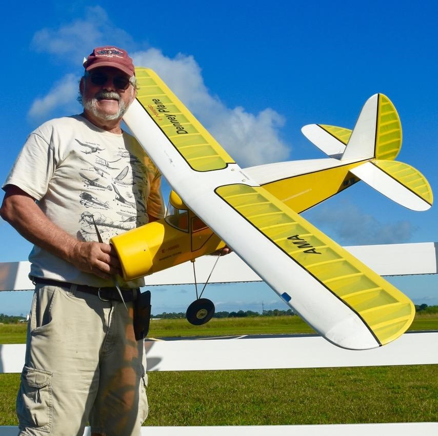 CRCS pilot with model airplane