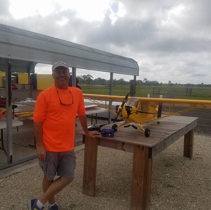CRCS pilot with model airplane