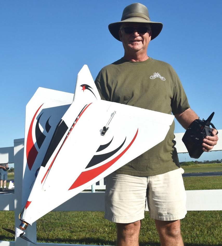 CRCS pilot with model airplane