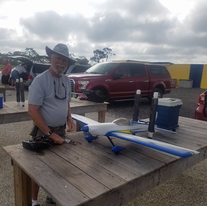 CRCS pilot with model airplane