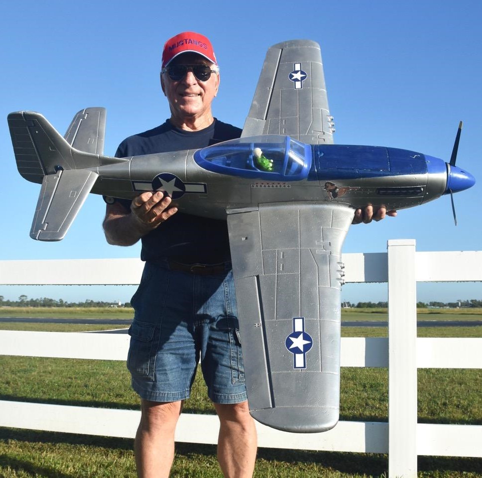 CRCS pilot with model airplane