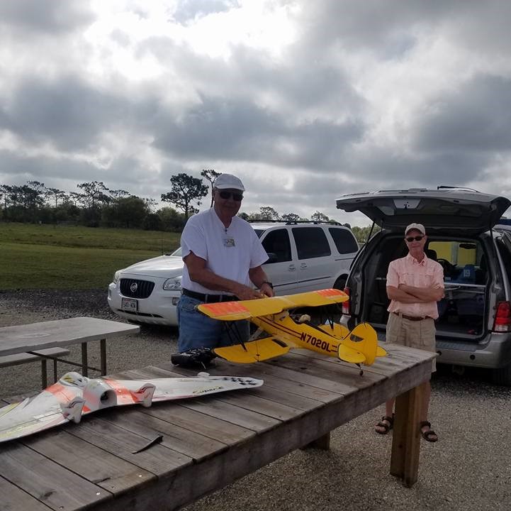 CRCS pilot with model airplane