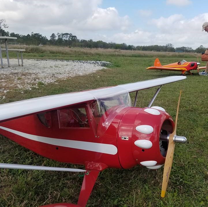 Model airplane at the CRCS field