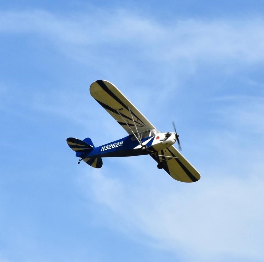 Model airplane at the CRCS field